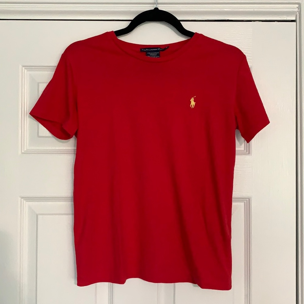 Ralph Lauren Sport Red Medium Size T-Shirt